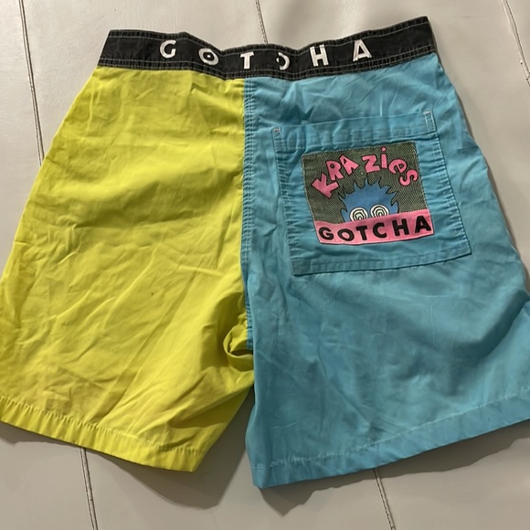 Vintage Krazies Gotcha surf shorts - Picture 6 of 8